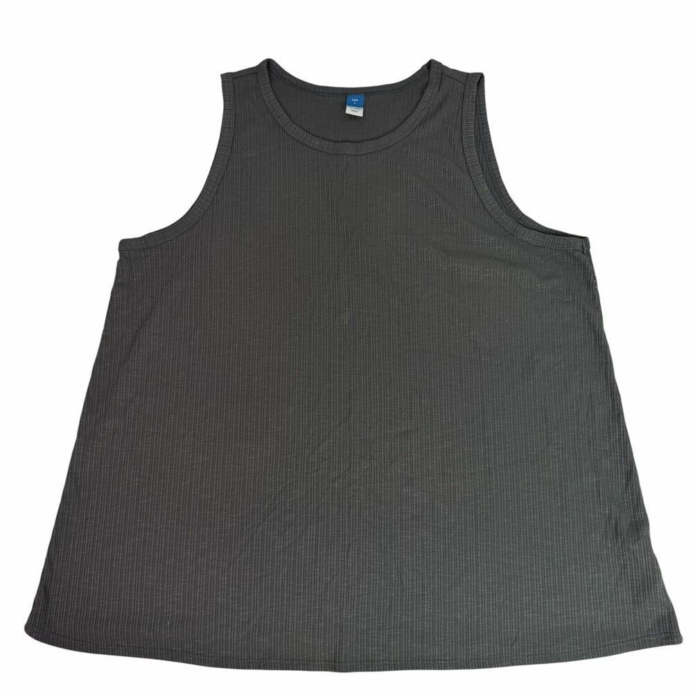 Old Navy Large Luxe Ribbed Gray Tank